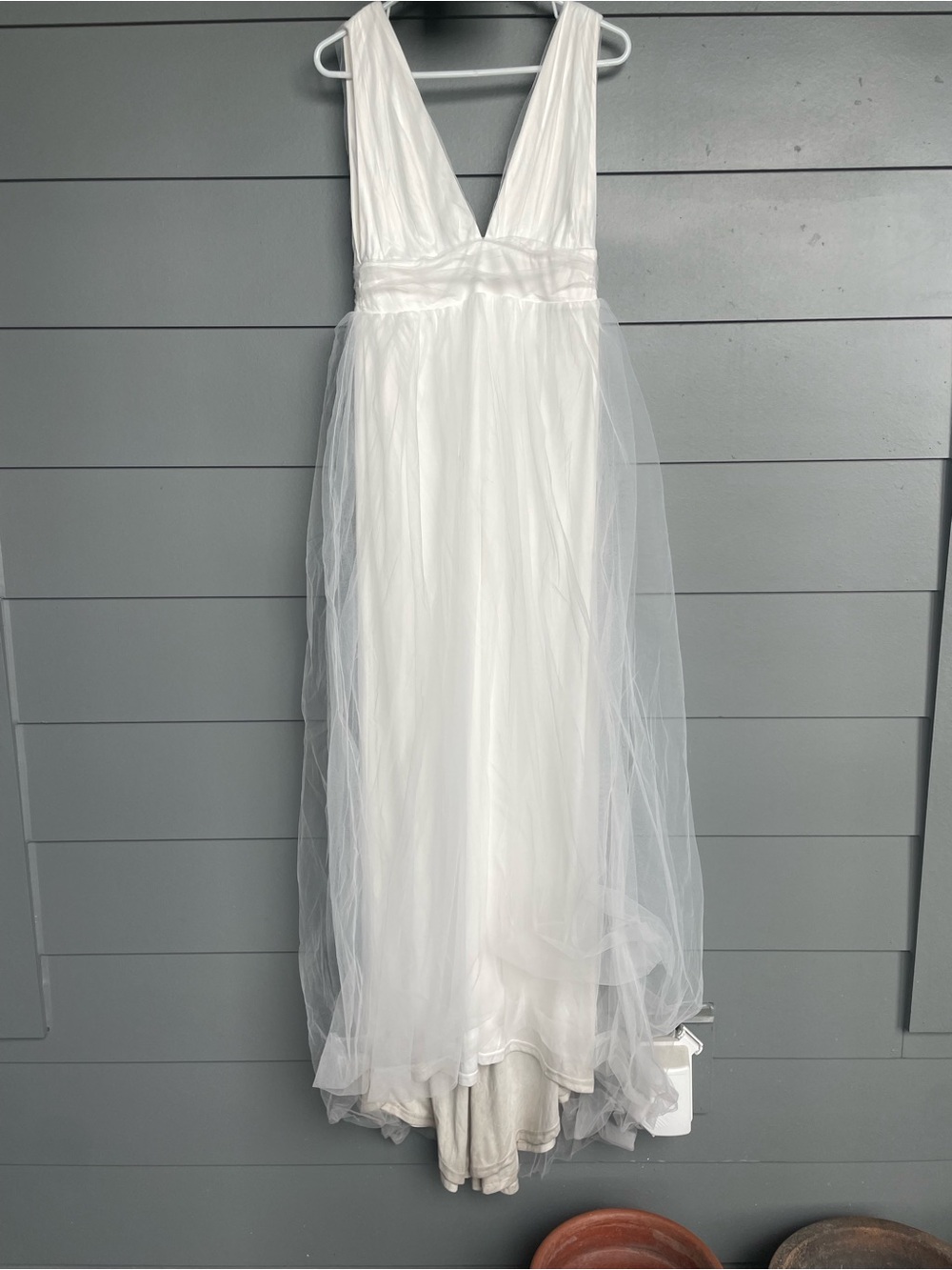 Lulu White long dress